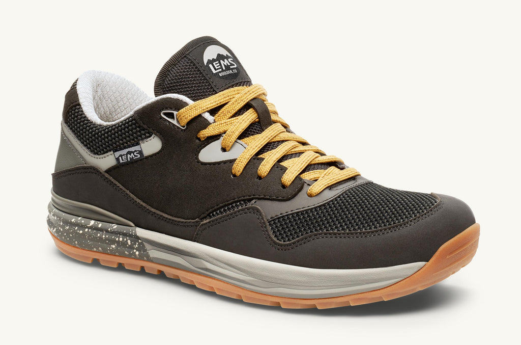 Black Grey Men's Lems Sneakers Trailhead | RNV4681GK