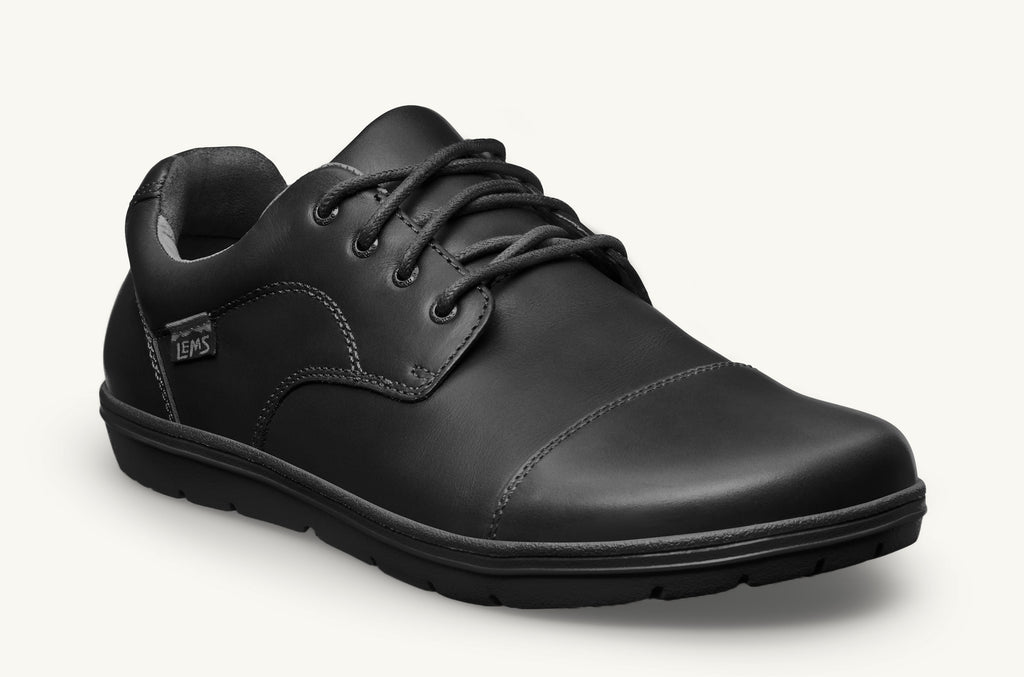 Black Men's Lems Dress Shoes Nine2Five | FJX8482VN