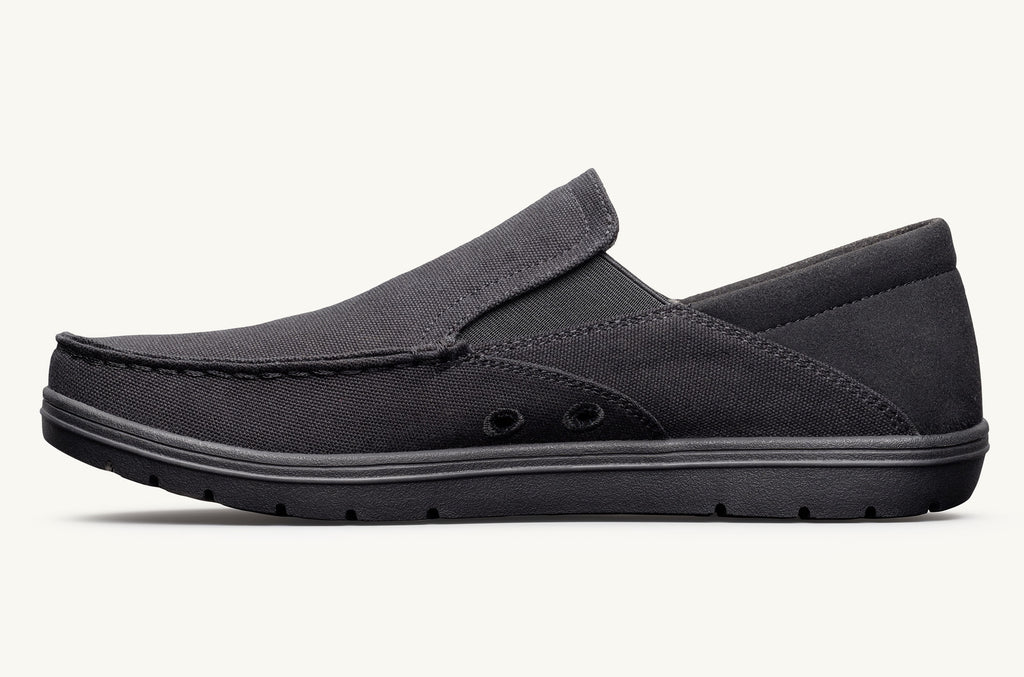 Black Men's Lems Slip On Shoes Drifter | EJV8154EH