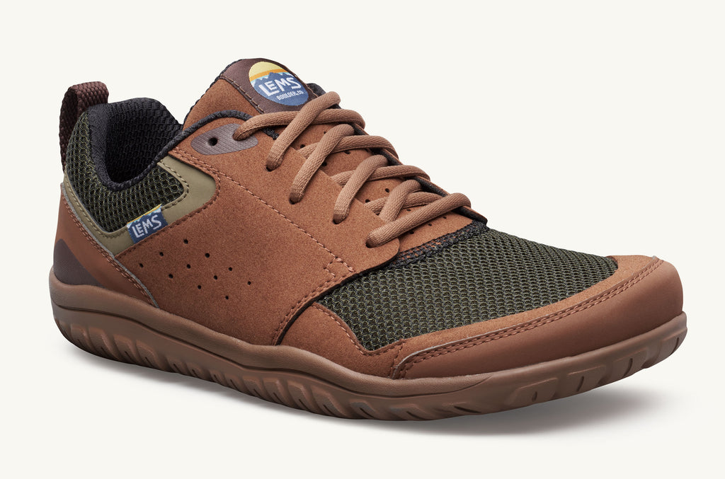 Brown Green Men's Lems Sneakers Primal Zen | ROR2723ZF