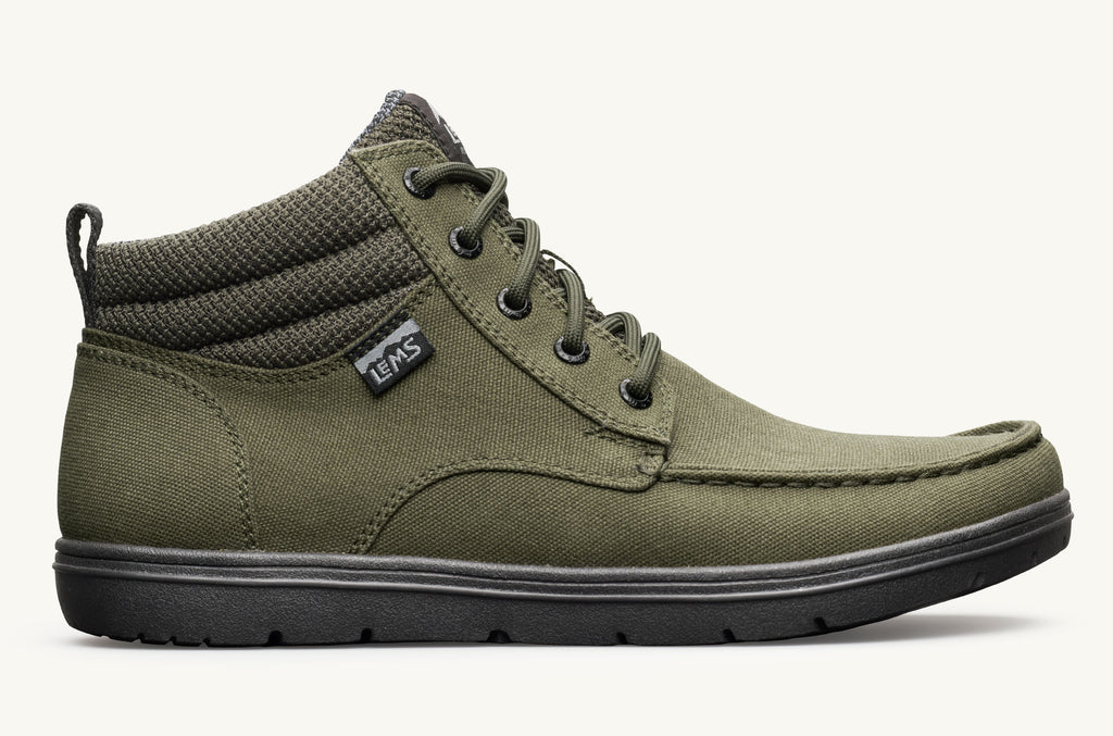 Green Men's Lems Vegan Boots Boulder | QGS4029ED