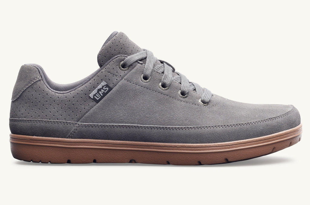 Grey Men's Lems Suede Shoes Chillum | TAV4531QV