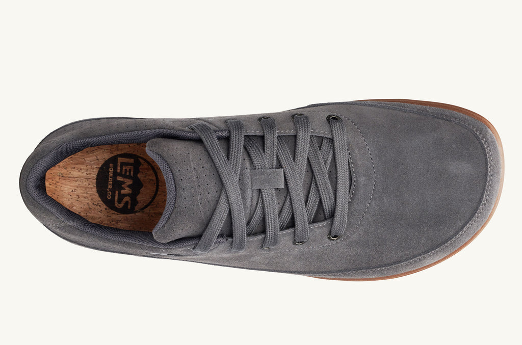 Grey Men's Lems Suede Shoes Chillum | TAV4531QV