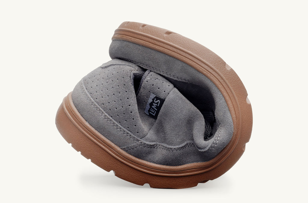 Grey Men's Lems Suede Shoes Chillum | TAV4531QV