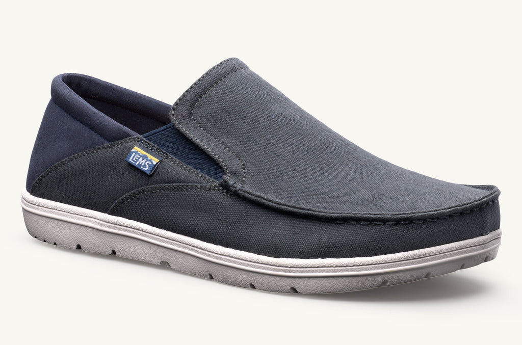 Grey Navy Men's Lems Slip On Shoes Drifter | HRX1311QF