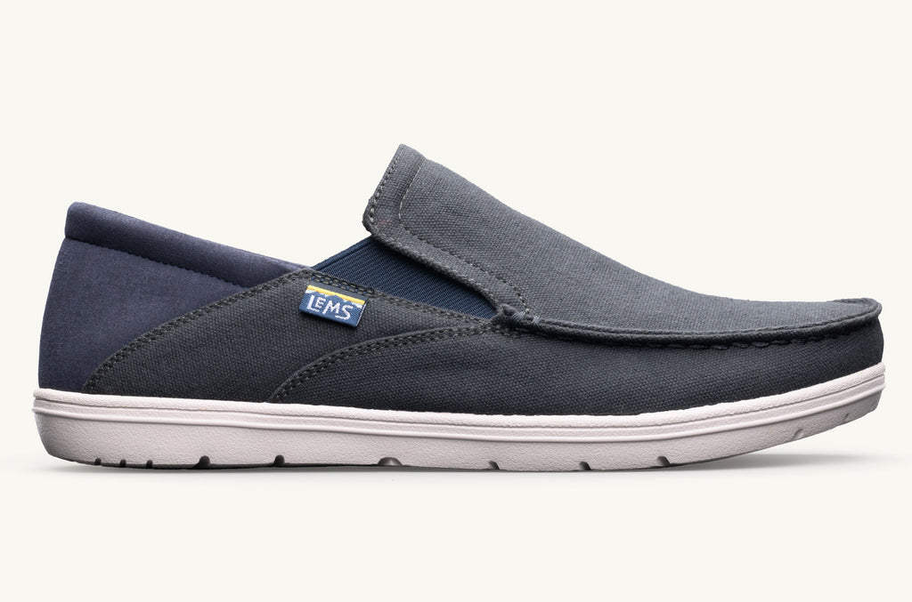 Grey Navy Men's Lems Slip On Shoes Drifter | HRX1311QF