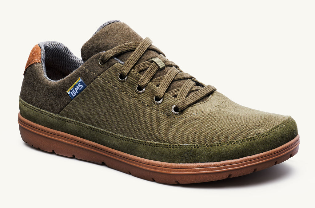 Olive Men's Lems Shoes Chillum | HNS5396RV