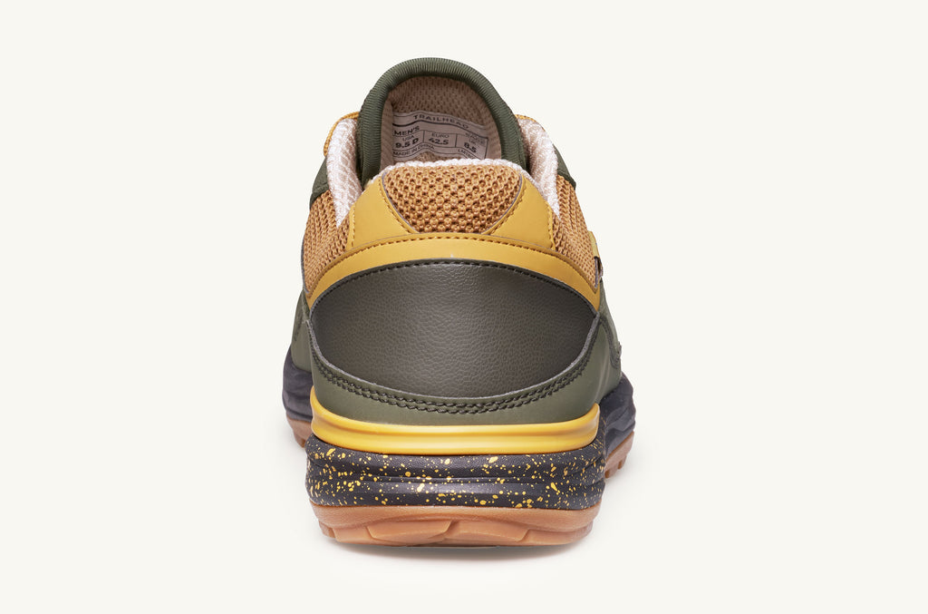 Olive Yellow Men's Lems Sneakers Trailhead | XKA520AO