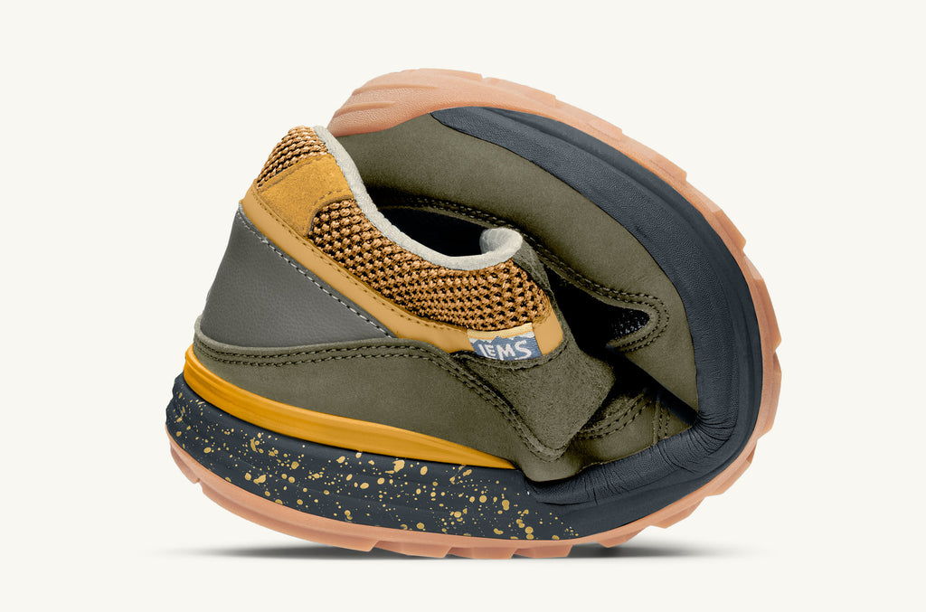 Olive Yellow Men's Lems Sneakers Trailhead | XKA520AO