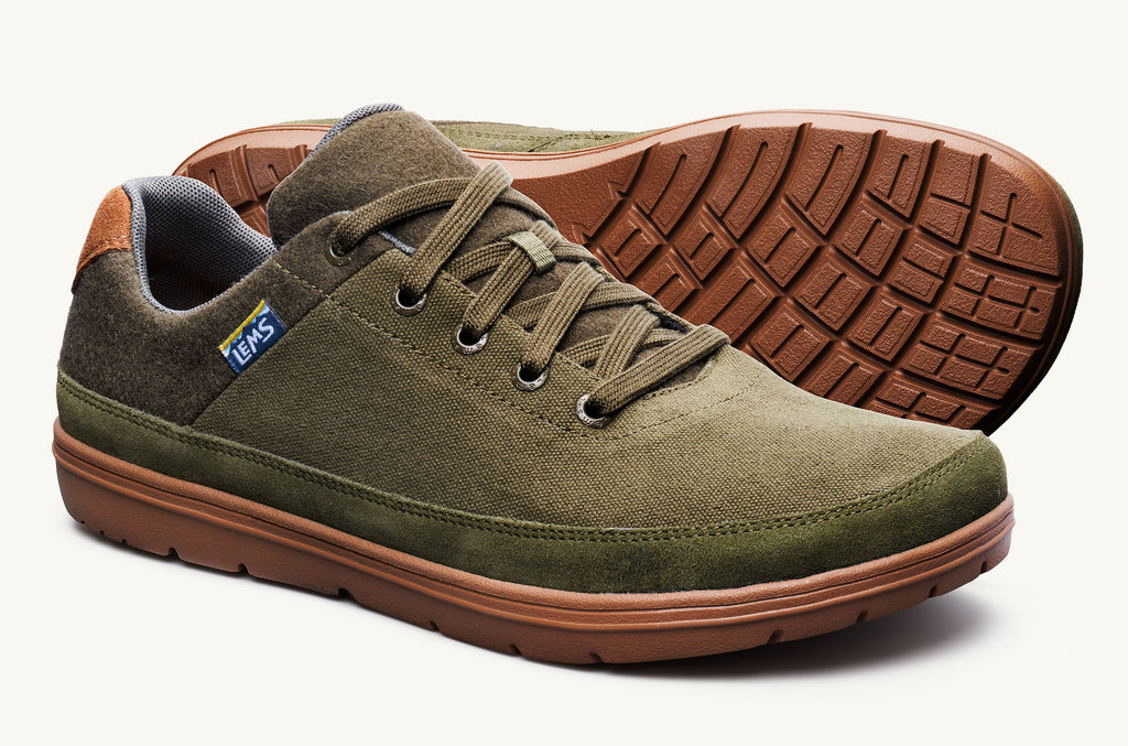 Olive Men's Lems Shoes Chillum | HNS5396RV